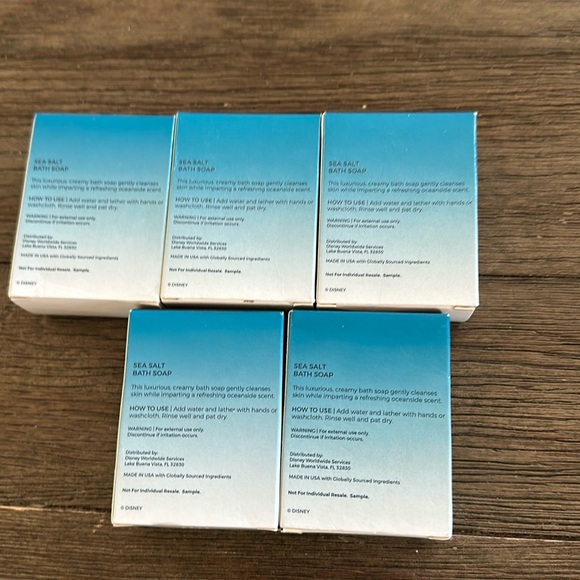 5 H2O Beauty Disney Resorts Body soap NEW - Picture 2 of 5